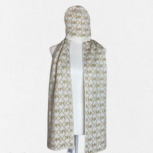 Michael Kors Hat and Scarf Set
